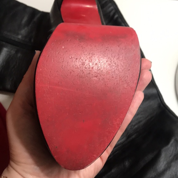 Louboutin Stiletto Boots Size 10 Euro 40 - Picture 11 of 17